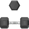 Гантель гексагональная UNIX FIT обрезиненная 10 кг, 2 шт. DBHEX10x2