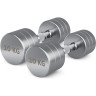 Гантель UNIX FIT PRO круглая хромированная 10 кг, 2 шт. DBRND10PCEx2